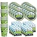 Garbage Trash Truck Birthday Party Supplies - Big Truck Birthday Party Supplies Set Includes Plates, Napkins, and Cups | Kit for 16