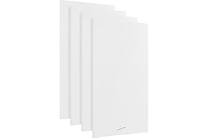 AudioSilk Acoustic Panels, 4 Pack ROOM KIT, Large, 46" x 23", Pure White