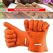 CASAPRO 5 piece Silicone Cooking Glove Meat Shredder - Including Heat Resistant Gloves, Solid Prong Meat Shredders and Silicone Basting Brush for Cooking, Grilling, Baking, Barbecue