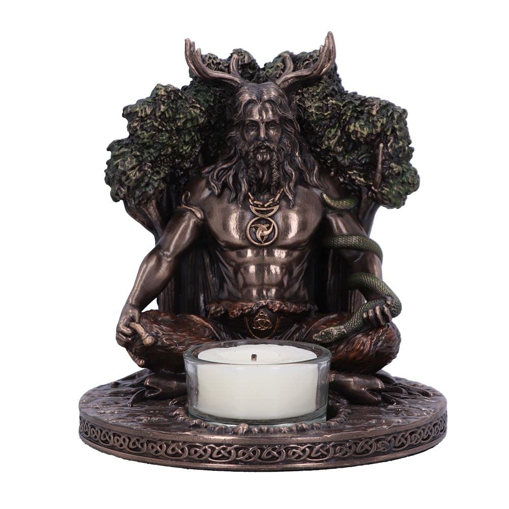 Nemesis Now Cernunnos Tealight Holder 13.5cm, Bronze