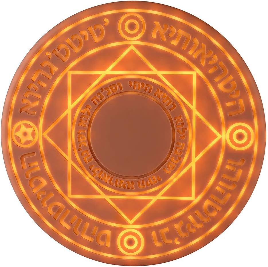 GOGODOG Glowing Magic Array Wireless Charger 5W / 10W Universal Qi Wireless Fast Charger Charging Pad for Smartphone iPhone Samsung Xiaomi Huawei (10W)
