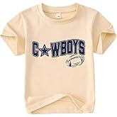 SOFEON Toddler Football Shirt Baby Boys Football Team T-Shirt Funny Game Day Shirts Sports Fans Lover Short Sleeve Tees Tops