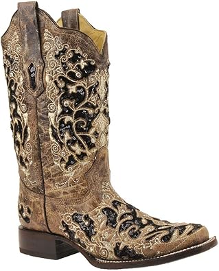 corral women's sequins inlay western boots