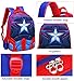 School Backpack for Boys Kids Schoolbag Student Bookbag Rucksack Waterproof Shoulder Bag Daypack with Anime Super Hero (A05, Large:16.5x12.6x5.5 in)