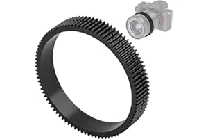 NEEWER PG008 Seamless Follow Focus Gear Ring 0.8 MOD for ø66-68mm Lens, Compatible with SmallRig Compatible with Tilta NEEWER