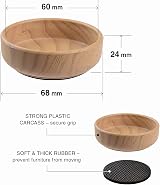X-Protector Rubber Base Castor Cups Ø60mm 8 pcs Floor Protection view 2