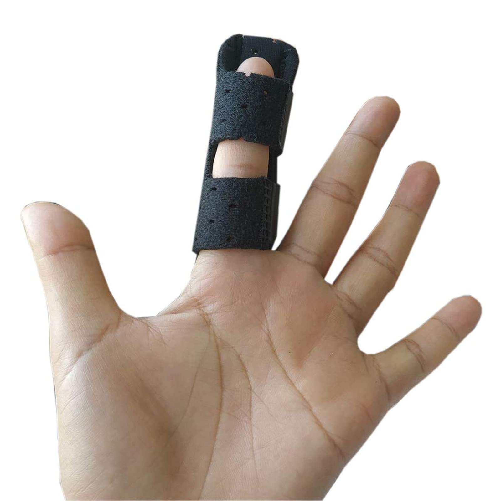 Paskyee Trigger Finger Splint - Straighten Broken or Bent Fingers & Thumbs, Mallet Finger Splint for Stenosing Tenosynovitis Finger Pain Relief or Locking Finger Tendon
