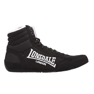 Lonsdale Mens Contender Boxing BootsFull Lace up Shoes