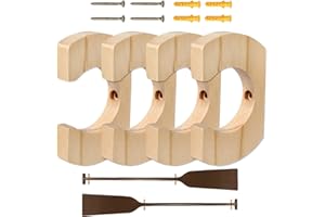 Kayak Paddle Hanger - Space Saving Oar Storage Keeper | Canoe Oar Storage Rack Wall Mount,for Garage Living Room Bedroom Balc
