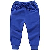CuteOn Unisex Toddler Jogger Pants Kids Cotton Elastic Waist Winter Baby Sweatpants Pants 1-5Years