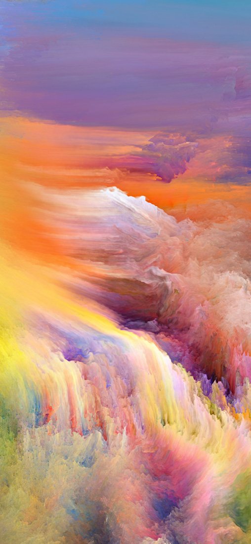 PeelitStickit Sky and Stars Art Wallpaper Design, Wall Mural ID-017, vinyl