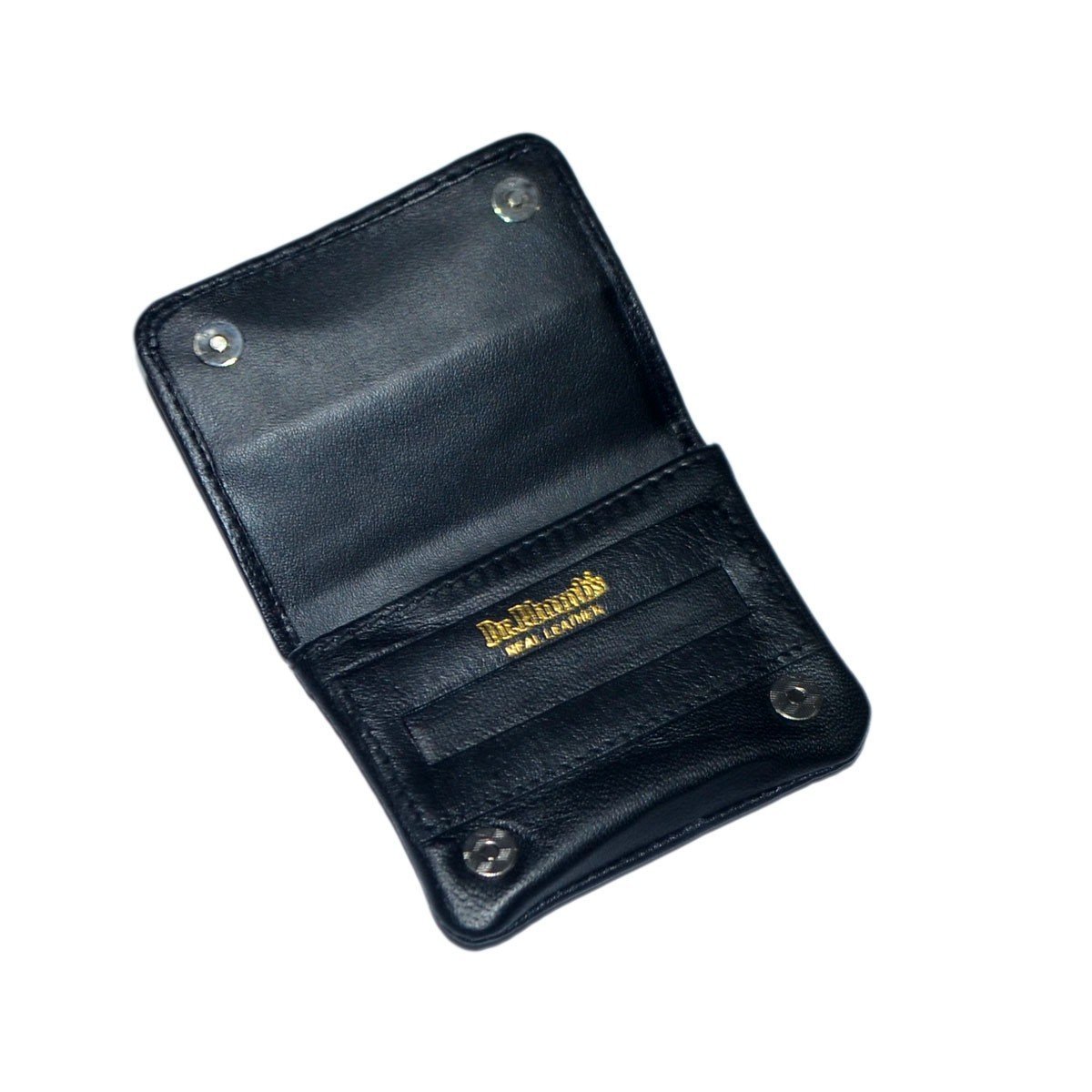 P35537 - Dr Plumb Mini Handrolling Leather Tobacco Pouch Black