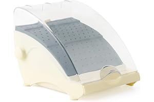 ANNHUA 142 Holes Dental Burs Holder with Cover Case, Bur Block Station Organizer Box Dentist Retainer Case for Needle, Bur, File