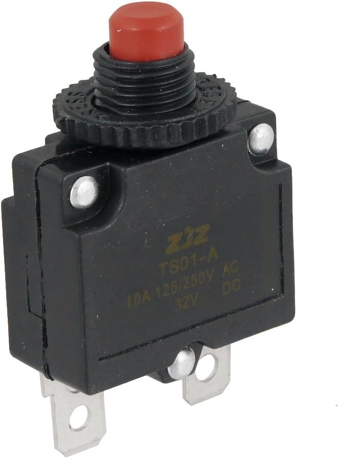 Amazon.com: uxcell 1.8" Tall AC 10A Circuit Breaker Overload Protector