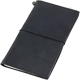 Designphil Midori Travelers Notebook Black Leather view 1