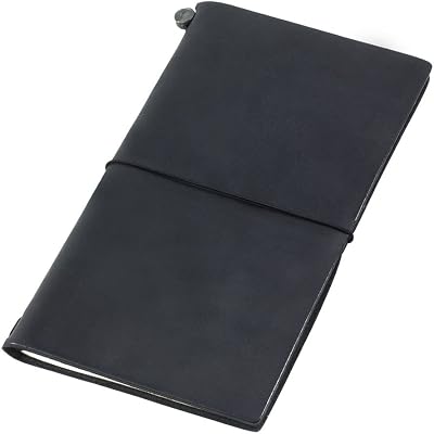 Designphil Midori Travelers Notebook Black Leather