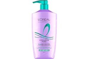 L'Oréal Paris Hair Expertise Hyaluron Pure Rehydrating Conditioner, With Salicylic Acid and Hyaluronic Acid for Oily Roots an