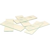 Eisco Concave Microscope Slides, Glass, 15 &micro;L Well, 75 x 26 mm, 10 Pack | Recessed Well for Liquid Specimens, Ground Polished Edges for Easy Handling, Wet Mounts for Lab &amp; Classroom Use