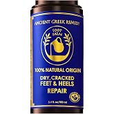 Dry Cracked Heel Repair Balm, Organic Foot Cream for Dry Feet &amp; Callus | Deeply Moisturizes &amp; Softens Dry Cracked Feet &amp; Heels, Rough Dead Skin with Almond, Jojoba, Olive &amp; Lavender Oils, Vitamin E