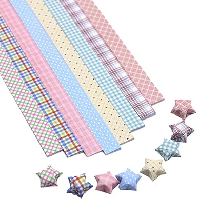 Amazoncom 900 Sheets Handmade Origami Lucky Star Colorful