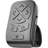 Scrolling Ring Remote for TikTok &amp; Phone Camera, Compatible with iPhone | Hands-free TikTok YouTube Shorts Video Scrolling, Kindle App Page Turner, for iPad Android Tablets for Bed Reading Travel