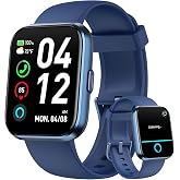 Smart Watch for Men, 1.85" HD Smart Watches Compatible iPhone/Samsung/Android (Answer/Make), Fitness Tracker Watch with Heart Rate/Sleep/SpO2 Monitor, Smartwatch 3ATM Waterproof 120+ Sport Modes Alexa