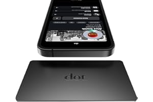 dot. Card Metal - Digital Business Card - Tap Compatible with iPhone & Android (Black)