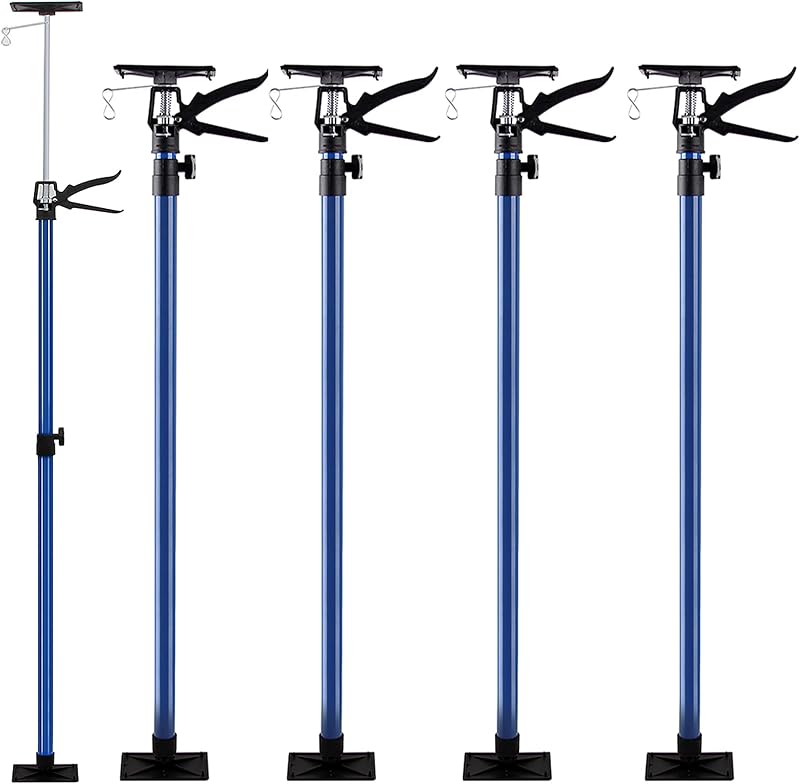 Deuba 4 Pack Telescopic Props Drywall Plasterboard Support Height Adjustable