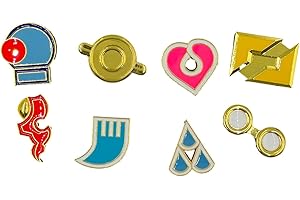 YUANstore Applicable to Pocket Monster Generation 1-6 Gym Badge Collection Box, Game Collection Set of 8PCS, Gift for Boy and Girls