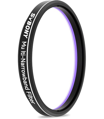 Filtre Astronomique H-Alpha 656nm - Bande étroite 20nm, Transmission 85% - Taille 72mm - Pour Astrophotographie - 5