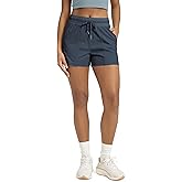 ODODOS Women's Lightweight Ripstop Athletic Shorts 3.5" - High Waisted Quick-Dry Workout Running Shorts with Pockets - 3.5"