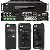 OSD Audio Nero Max8: 4-Zone, 4-Source Amplifier 80W Power, Multi-Room Audio Control, App Integration for iOS &amp; Android, Expand up to 12 Zones, Control4 Driver Support