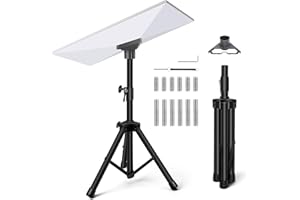 SYKART Starlink Gen 3 Tripod Stand, Adjustable Starlink Mounting Kit with Starlink Pipe Adapter Heavy Duty Starlink Gen 3 Mount 2 to 4.5ft Compatible with Starlink Gen 3 for Roof Yard Camping and RV Travel