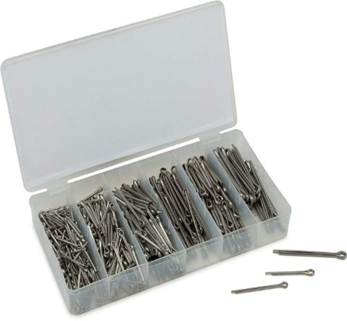 Tekz 45245 Large SS Cotter Pin Assortment - 555 Piece
