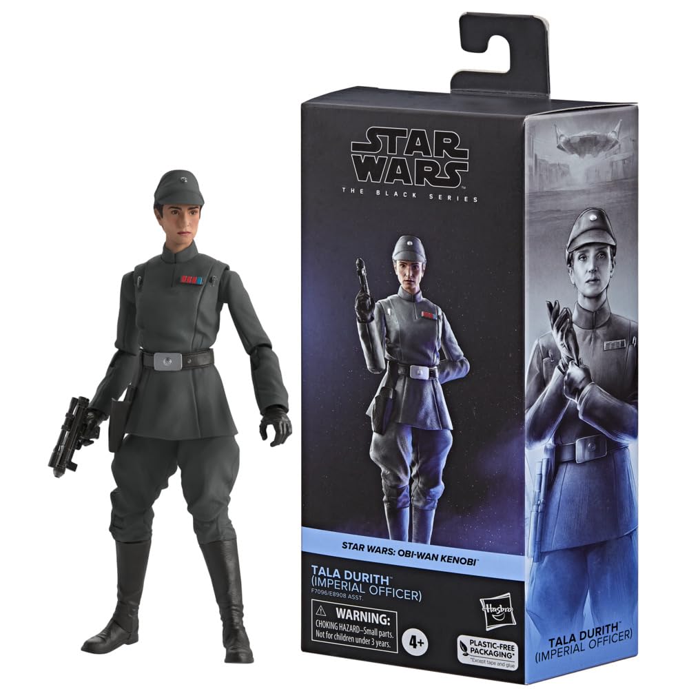 Star Wars Hasbro The Black Series Tala (Imperial Officer), Obi-Wan Kenobi 6-Inch Action Figures (F7096)