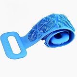 Jiaweixiang 34 Inch Silicone Back Scrubber Bath Shower Brush for Men Women Soft view 4
