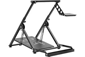Marada New Upgrade Racing Steering Wheel Stand X Mount Compatible with PXN, Thrustmaster, Logitech Controller Foldable Adjust