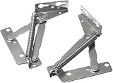 Supertool 1 Pair Lift Up Spring Hinge Stainless Steel 80° Left Right view 9