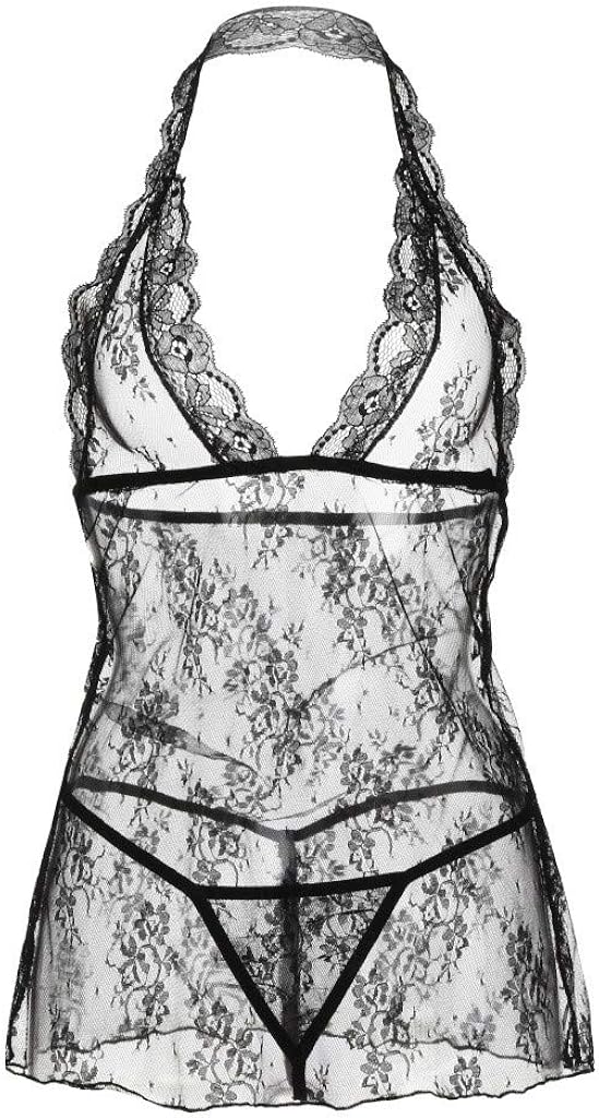 Erotischer Transparenter Damen Dessous Bodystocking In Rot Aus Top Und - Foto 10