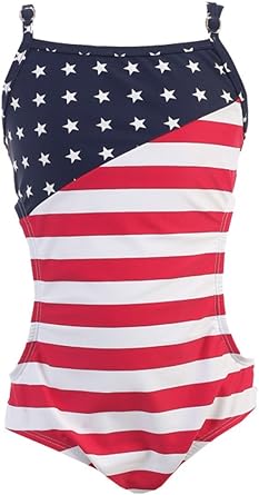 Girls american flag swimsuit Clearance