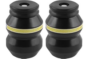 maXpeedingrods Rear Suspension Enhancement System for Chevrolet Silverado GMC Sierra 2500HD 3500HD 2WD 4WD 2011-2024 up to 8600 lbs Rubber Helper Spring Kit