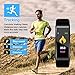 HK Fitness Tracker HR, Activity Tracker Watch with Heart Rate Blood Pressure Monitor Waterproof Smart Bracelet Wrist Band with GPS Step Calorie Counter Pedometer Watch for Kids Women Men,Purple