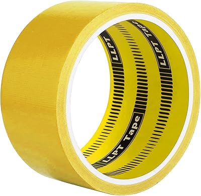 LLPT Duct Tape 50MM x 9M Yellow Premium Cloth Gaffer Tape DT601YL