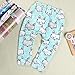 CANIS Baby Boys Girls Cartoon Print Harem PP Leggings Pants (100(2-3T), Blue fox)