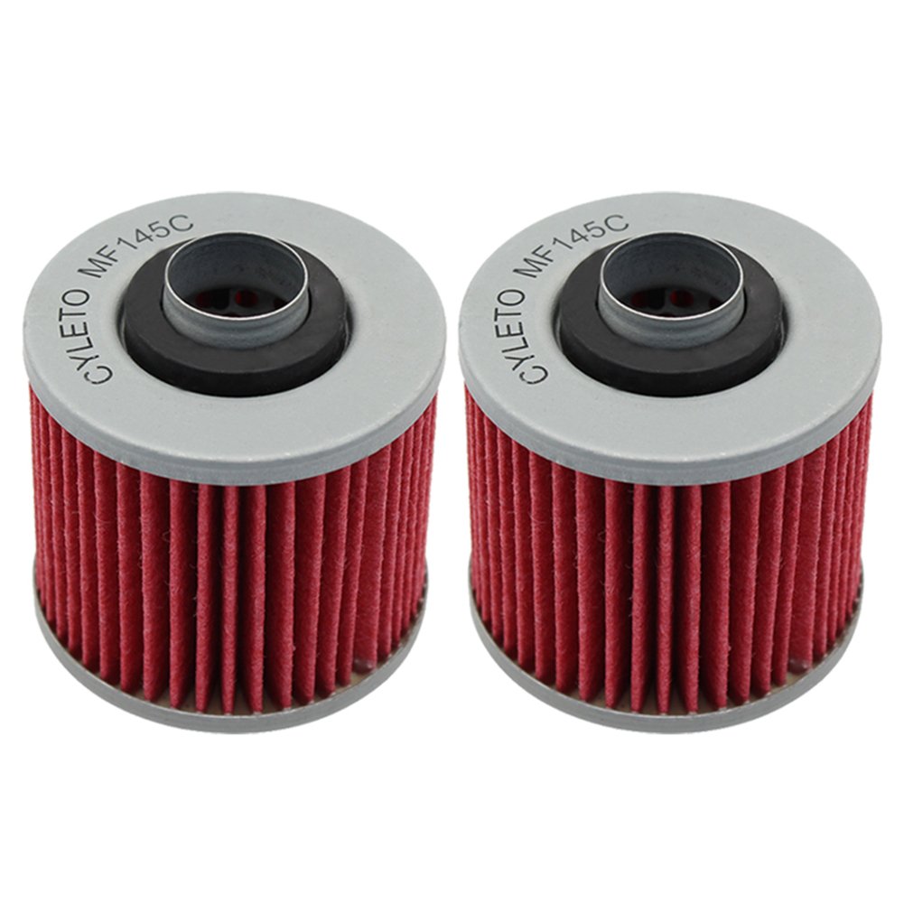 Cyleto Oil Filter for YAMAHA YFM 700 R YFM700R YFM700 R RAPTOR 700 2006 2007 2008 2009 2011 2012 2013 2014 2015 2016 (Pack of 2)