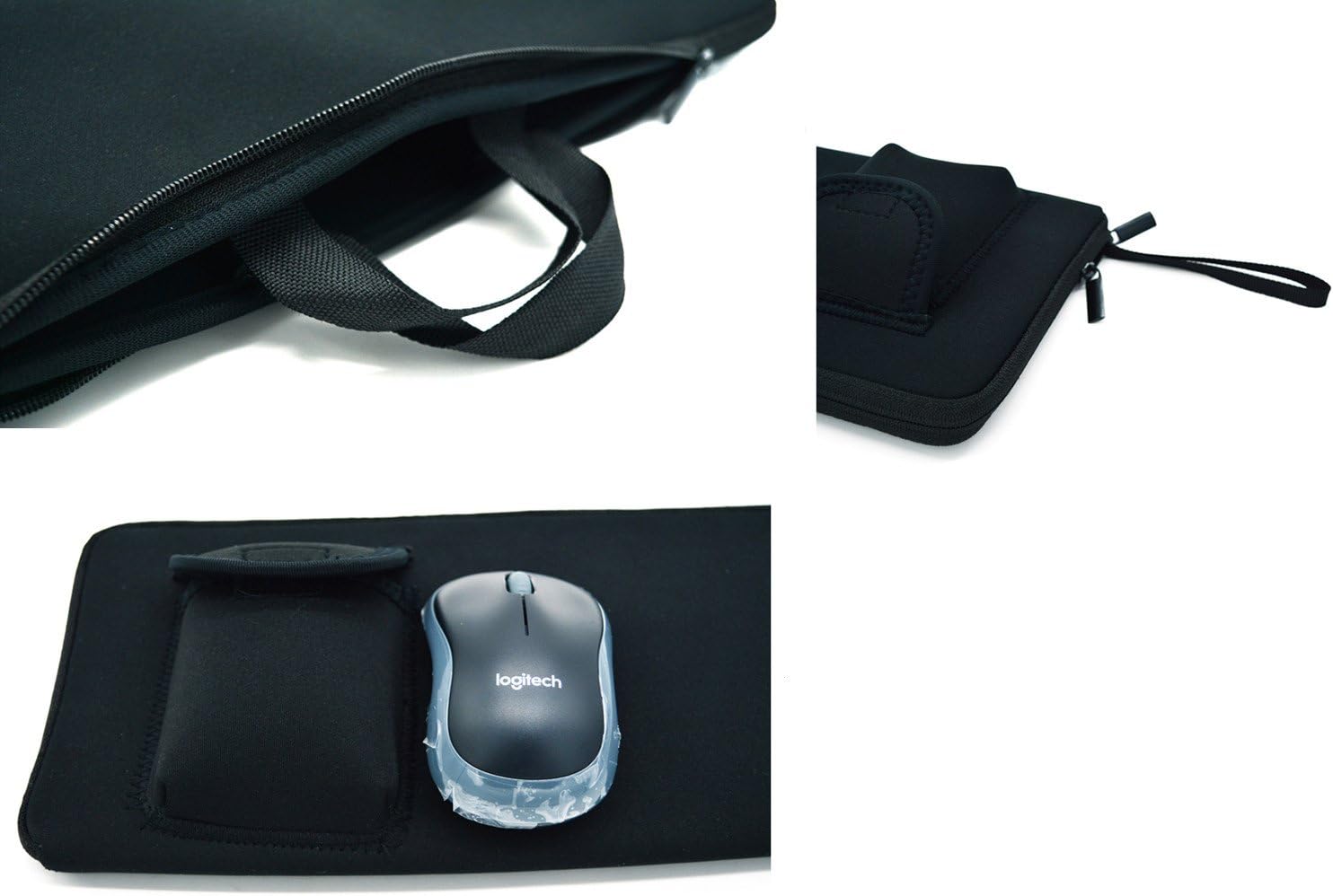 Neoprene Keyboard Sleeve -Portable Carrying Case with Mouse Bag Suitable for Logitech MK270 Wireless Keyboard - Image 4