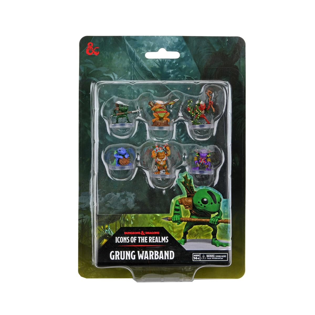 WizKids Dungeons and Dragons Icons of the Realms, Grung Warband, DnD Miniatures