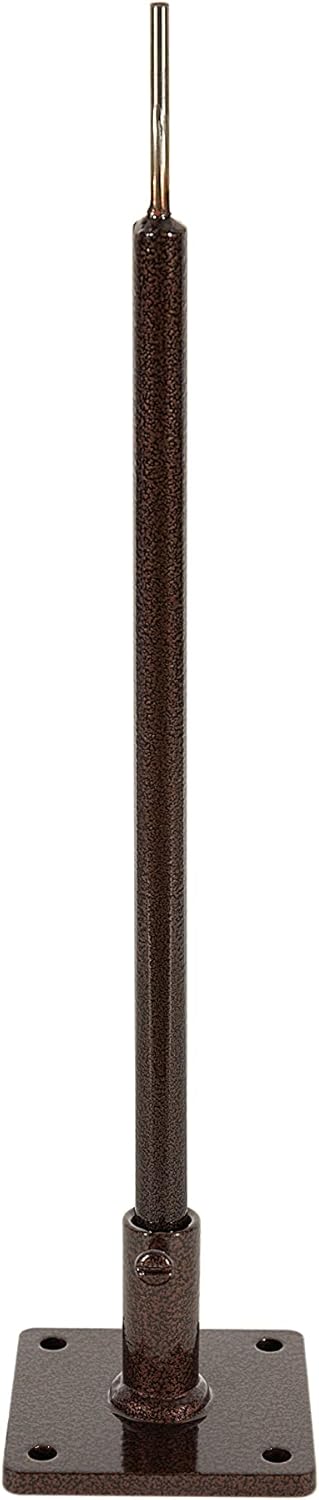 Weathervanes - EZ Vane Metal Weathervane Deck Mount with Triple Powder Coating, 14” Height with 5mm Pin, 3