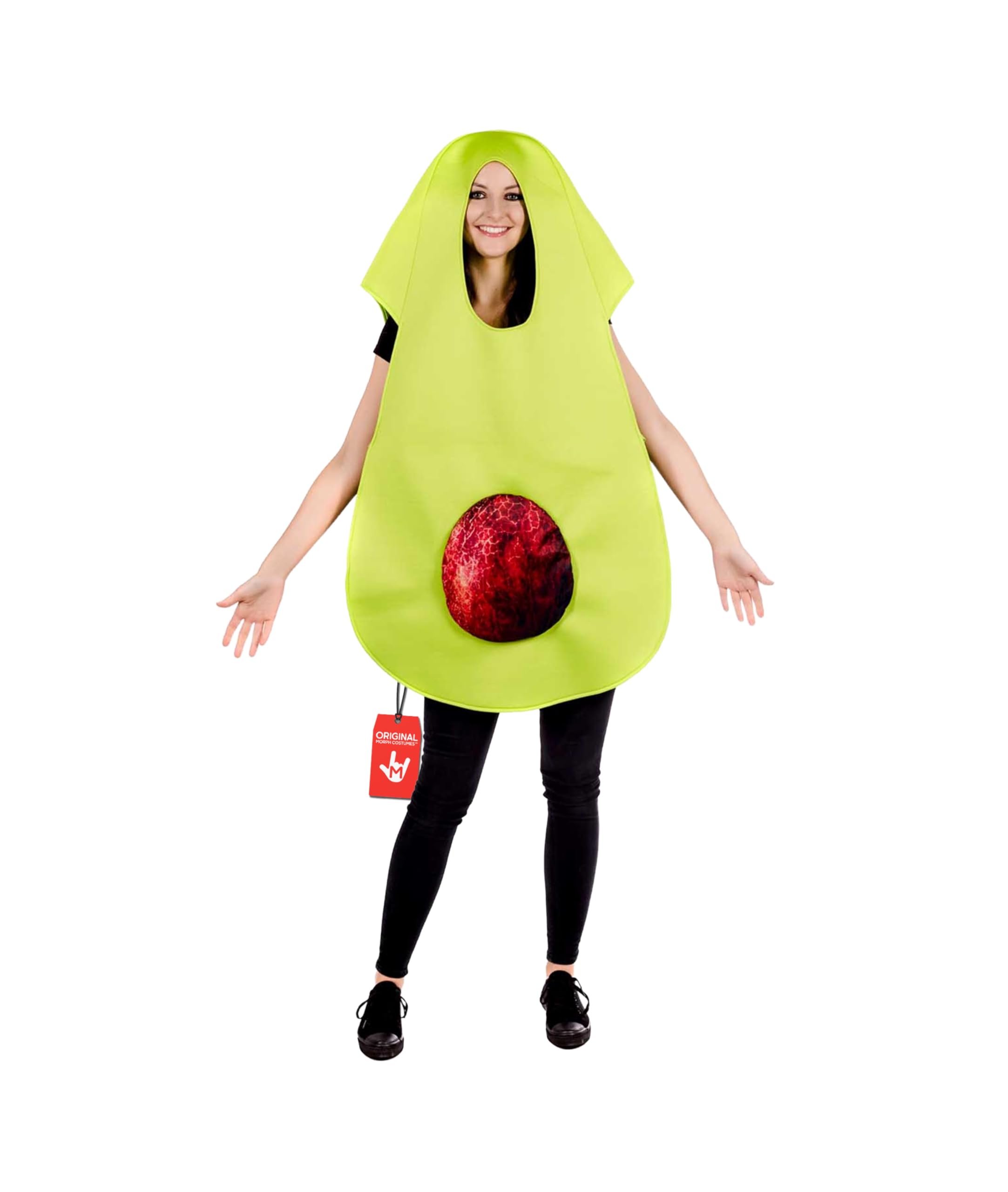 Fun Shack Avocado Costume Adult Fruit Halloween Costume Food Outfit for Adults - Fun and Unique Party Attire, One Size
