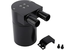 NovelBee High Polished Aluminum Alloy Car Engine Oil Reservoir Catch Can Tank Fit for BMW N54 335